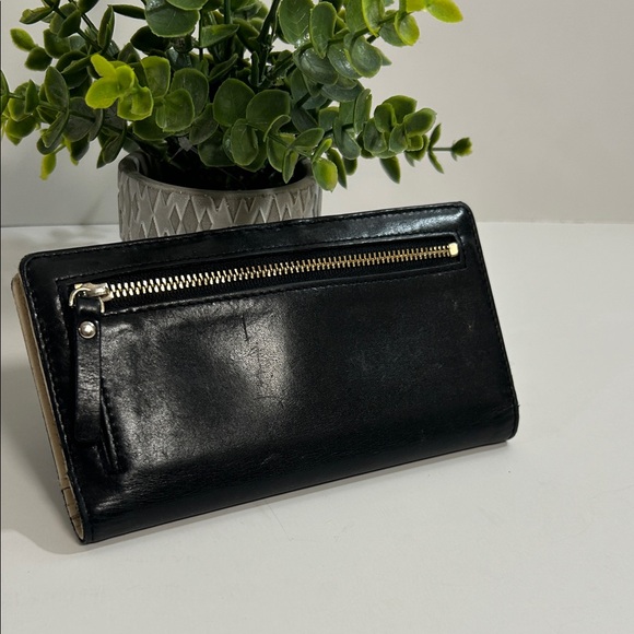 Kate Spade Black/ Cream Wallet - Picture 5 of 9